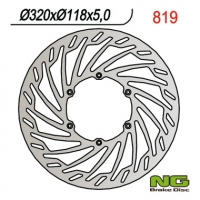 NG TARCZA HAMULCOWA PRZÓD SUZUKI RM/RMZ/DRZ/YZ/YZF (320X118X5) SUPERMOTO 320MM