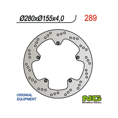 NG TARCZA HAMULCOWA PRZÓD APRILIA RS 50, YAMAHA TZR 50 (280x155x4)