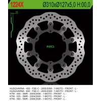 NG TARCZA HAMULCOWA PRZÓD HUSABERG FS 570 '10-'11, FS 450 '05-'08, KTM SMR 450 '04-'14, SMR 525 / 560 '05-'08 (310X127X5MM) (6X6