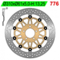 NG TARCZA HAMULCOWA PRZÓD KAWASAKI ZRX 1100/1200, ZX 9R 00-01 (310x61x5)