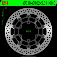 NG TARCZA HAMULCOWA PRZÓD SUZUKI GSXR 600/750 '08-'18, GSXR 1000 '09-'16, GSX 750Z '08-'21 (310X102X5MM) (6X8,5MM) PŁYWAJĄCA