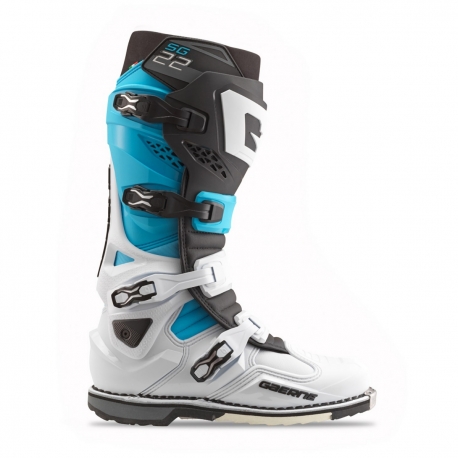 GAERNE BUTY CROSS/ENDURO MODEL SG-22 LIMITED EDITION WHITE/BLACK/BLUE KOLOR BIAŁY/CZARNY/NIEBIESKI ROZMIAR 41