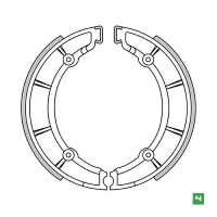 NEWFREN SZCZĘKI HAMULCOWE TYŁ MOTO GUZZI V7 SPECJAL 700 '69-'71 V 7 700 '67-'76 (220X40MM)