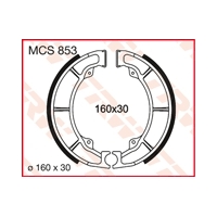 TRW LUCAS SZCZĘKI HAMULCOWE (160X30MM) (K705) KAWASAKI EL/GPZ/ER/Z/ZL