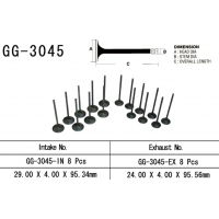 VESRAH ZAWÓR WYDECHOWY SUZUKI GSXR 750 '00-03, GSXR 1000 '01-04' (OEM: 12912-35F00) (1SZT.) (MADE IN JAPAN)