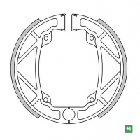 NEWFREN SZCZĘKI HAMULCOWE PRZÓD KTM MX 125/250 '83, MX 500 '82, (140X25MM)