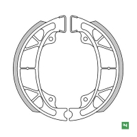 NEWFREN WYPRZEDAŻ SZCZĘKI HAMULCOWE MALAGUTI CR1 50 CROSSER 95-98 (110X25MM)