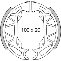 BRENTA SZCZĘKI HAMULCOWE GILERA STORM PIAGGIO FREE/NRG/NTT/ SFERA/TYPHOON (100x20mm) (FT 0275)