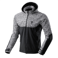 KURTKA TEKSTYLNA REBELHORN SLASH NORIAKI BLACK/WHITE SOFTSHELL