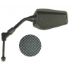 V PARTS (VICMA) LUSTERKO PRAWE, ŚREDNICA GWINTU 8MM, STRONA PRAWA, KOLOR CARBON PEUGEOT LUDIX, SPEEDFIGHT II, SPEEDFIGHT II AC, 