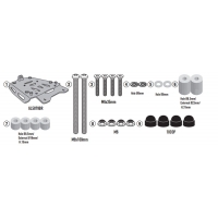 KAPPA 2024/06 STELAŻ KUFRA CENTRALNEGO (ANODOWANE ALUMINIUM) VOGE VALICO 900 DSX '24- ALUMINIOWY MONOKEY