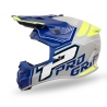 PROGRIP KASK CROSS PG3080 ADVENTURE KOLOR NIEBIESKI SZARY ŻÓŁTY FLUO ROZM. M (3080-401) ( HOMOLOGACJA ECE 22R06, ZAPIĘCIE DD )