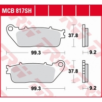 TRW LUCAS ZF KLOCKI HAMULCOWE KH488 SINTER STREET HONDA VFR 800F '14-, VFR 800X CROSSRUNNER '11-, CB 1000R '08-'16, VFR 1200F '1