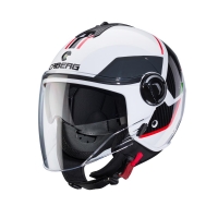 CABERG KASK OTWARTY JET Z BLENDĄ MODEL RIVIERA V4X GEO KOLOR ITALIA ROZMIAR S