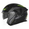 NOX PROMOCJA KASK OTWARTY JET Z BLENDĄ N130 KLINT KOLOR CZARNY MAT/ZÓŁTY FLUO ROZMIAR M