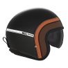 NOX PREMIUM KASK OTWARTY JET NEXT TRAKER KOLOR CZARNY/BRĄZOWY/POMARAŃCZOWY ROZMIAR M (CIEMNA BLENDA)