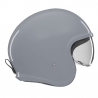 NOX PREMIUM KASK OTWARTY JET NEXT SOLID KOLOR SZARY POŁYSK ROZMIAR M (CIEMNA BLENDA)