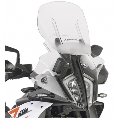 KAPPA 2024/06 SZYBA AIRFLOW (REGULOWANA) KTM 790 / 890 ADVENTURE '23-, (MAX 37 X 49 CM) REGULOWANA AIRFLOW (12 CM ZAKRES REGULAC