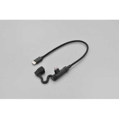 80469 USB CABLE TYPE-C TO LIGHTNING L-SHAPED 200MM