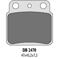 DELTA BRAKING KLOCKI HAMULCOWE KH137 LTZ400 / LTR450 TYŁ - ZASTĘPUJĄ DB2470MX-D ORAZ DB2470QD-D