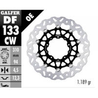 GALFER TARCZA HAMULCOWA PRZÓD HONDA FORZA 750 '21-'23 CB 1000R '18-'23 NT 1100 '22-'23 (WAVE FLOATING) (310X94X4,5MM)