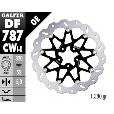 GALFER TARCZA HAMULCOWA PRZÓD KTM 690 DUKE '12-'16 890 DUKE '20-'23 HUSQVARNA 701 SVARTPILEM '18-'19 VITPILEN '18-'19 (PRAWA)