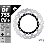 GALFER TARCZA HAMULCOWA PRZÓD BMW S 1000R/RR/XR '09-'22 (PRAWA) (WAVE FLOATING) (320X179X5MM)