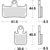 TRW ZF KLOCKI HAMULCOWE KH442/4 SINTER STREET YAMAHA R1 06-14, MT-01 05-12, XV 1700 09-16, PRZÓD
