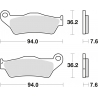 TRW ZF KLOCKI HAMULCOWE KH181 SINTER OFFROAD BMW R 1200 HP2 04-10 R-NINE T '13-, K 1300 GT 09-15, KTM EXC 525 03-07, LC4 ADV 97-