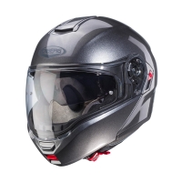 CABERG KASK SZCZĘKOWY FLIP-UP MODEL LEVO X KOLOR SZARY METALIK ROZMIAR L