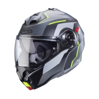 CABERG KASK SZCZĘKOWY FLIP-UP MODEL DUKE EVO MOVE KOLOR SZARY MAT/CZARNY/ŻÓŁTY FLUO ROZMIAR M