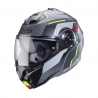 CABERG KASK SZCZĘKOWY FLIP-UP MODEL DUKE EVO MOVE KOLOR SZARY MAT/CZARNY/ŻÓŁTY FLUO ROZMIAR M (PINLOCK W ZESTAWIE)
