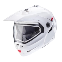 CABERG KASK SZCZĘKOWY FLIP-UP ENDURO MODEL TOURMAX X KOLOR BIAŁY POŁYSK ROZMIAR S (PINLOCK W ZESTAWIE)