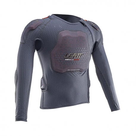 LEATT NOWOŚĆ OCHRANIACZ CIAŁA (DZIECIĘCY) BODY TEE 3DF AIRFIT LITE EVO JUNIOR KOLOR GRAFITOWY ROZMIAR S/M (134-146cm)