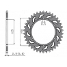 SUNSTAR ZĘBATKA TYLNA 899 43 KTM SX/EXC (JTR897.43) (ŁAŃC. 520) (89943JT)