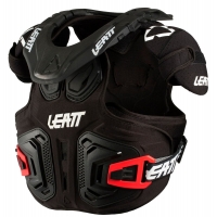 LEATT OSŁONA KLATKI PIERSIOWEJ Z OSŁONĄ SZYI / KARKU NECK BRACE FUSION VEST 2.0 JUNIOR (DZIECIĘCA) KOLOR CZARNY ROZMIAR S/M (105