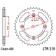 JT ZĘBATKA TYLNA 4306 50 ALUMINIOWA RACELITE HONDA CR 80/85 (430650JTA) (ŁAŃC. 420) KOLOR CZERWONY