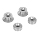 90339 Bobbins kit for forked stands - 10 mm – Aluminium