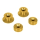 90341 Bobbins kit for forked stands - 10 mm – Gold