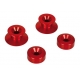 90342 Bobbins kit for forked stands - 10 mm – Red
