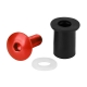 91653 Screen Fit-Kits, rubber nut kits with screw and washers (5 MA) - 10 pcs - Red