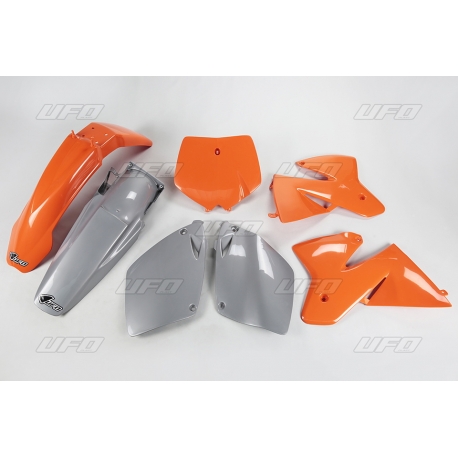 UFO KOMPLET PLASTIKÓW KTM SX/SXF 2000R '00 KOLOR OEM (POMARAŃCZOWY/GRAFITOWY) (KT500E999)