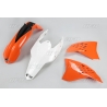 UFO KOMPLET PLASTIKÓW KTM EXC '11 KOLOR OEM (POMARAŃCZOWY/BIAŁY) (KT512E999)
