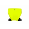 UFO TABLICA NA NUMER STARTOWY Z POSZERZENIEM HUSQVARNA TC 125/250 '19-'21 , FC 250/350/450 '19-'21 KOLOR ŻÓŁTY FLUO