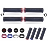 PROGRIP MANETKI PG995 ATV / JET SKI / MTB (22+22MM, DŁ. 120MM) KOLOR CZARNY Z CZARNĄ BLOKADĄ LOCK-ON (995-318) (995-102)