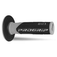 PROGRIP MANETKI PG801 OFF ROAD (22+25MM, DŁ.115MM) KOLOR SZARY/CZARNY (DWUSKŁADNIKOWE) (801-187) (PG801/11)