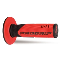 PROGRIP MANETKI PG801 OFF ROAD (22+25MM, DŁ.115MM) KOLOR CZARNY/CZERWONY (DWUSKŁADNIKOWE) (PG801BK/RD) (801-125)