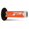 PROGRIP MANETKI PG788 OFF ROAD (22+25MM, DŁ.115MM) KOLOR BIAŁY/POMARAŃCZOWYFLUO/ CZARNY (TRÓJSKŁADNIKOWE) (788-300) (PG788/16)