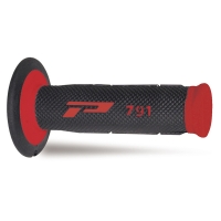 PROGRIP MANETKI PG791 OFF ROAD (22+25MM, DŁ.115MM) KOLOR CZERWONY/CZARNY (DWUSKŁADNIKOWE) (PG791RD/BK) (791-149)