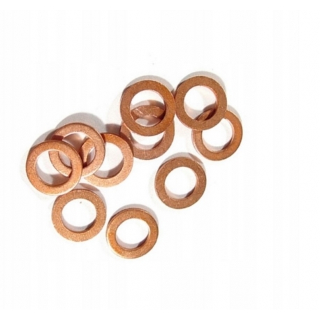 XRADICAL(ARTEIN GASKETS) PODKŁADKI MIEDZIANE (6X12X1MM) 10SZT (PODKŁADKA MIEDZIANA) COPPER WASHERS